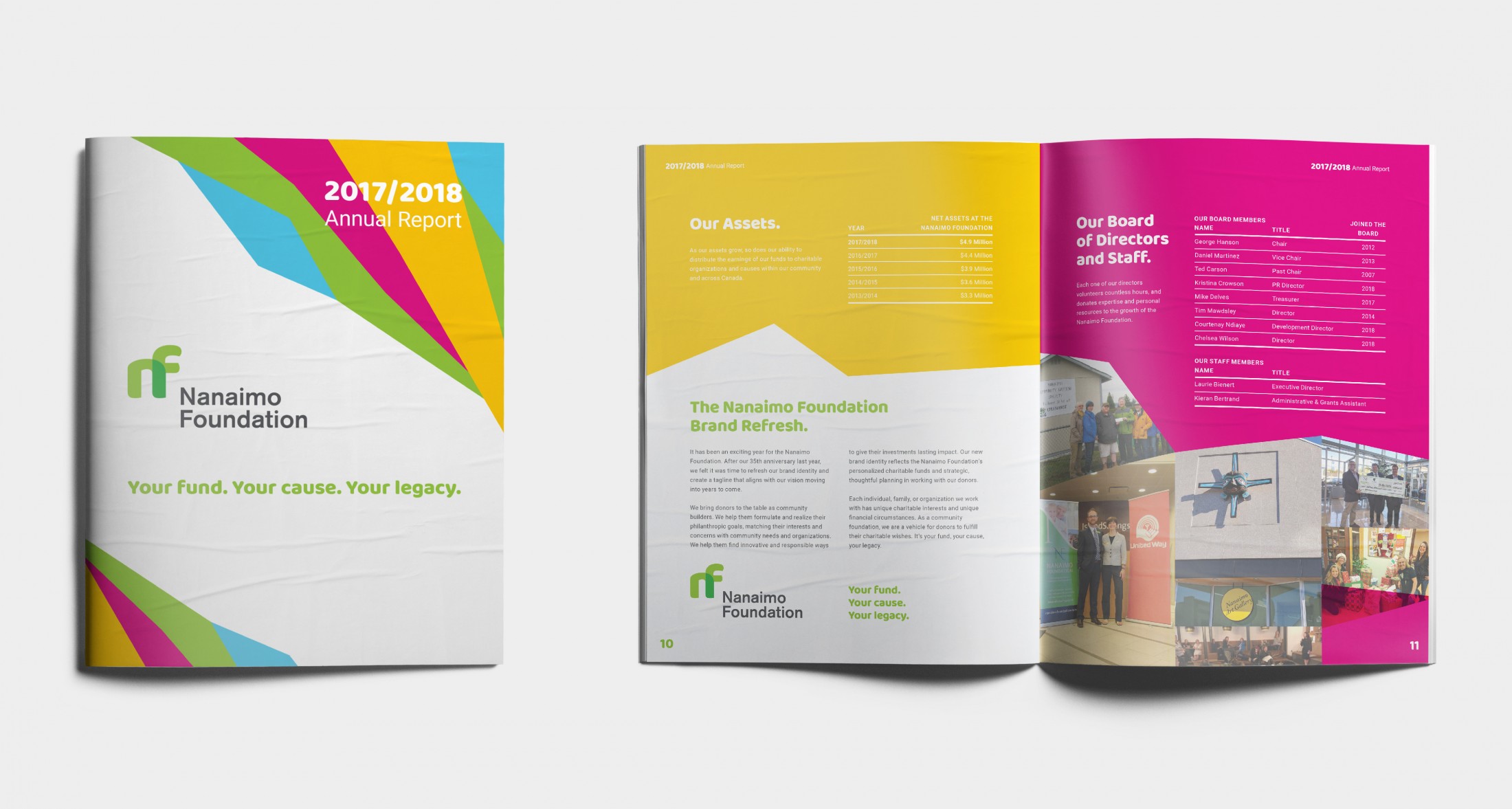 Annual Report Design for the Nanaimo Foundation